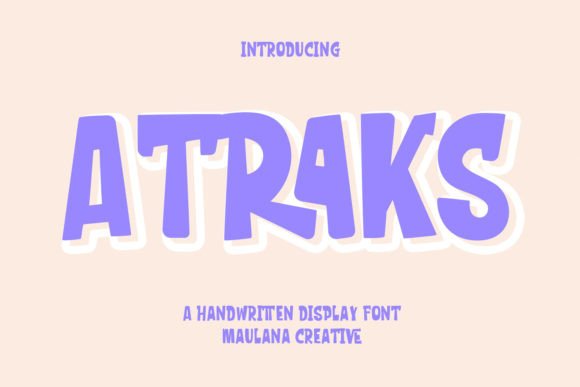 Atraks Font: The Slab Serif That Makes Campaigns Pop