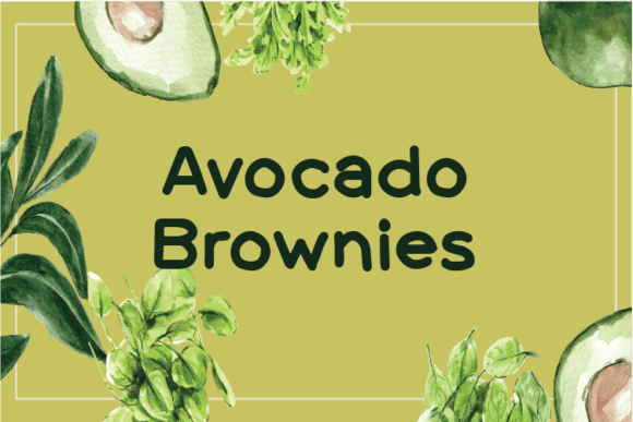 Avocado Brownies: A Fresh Sans Serif for Modern Brands