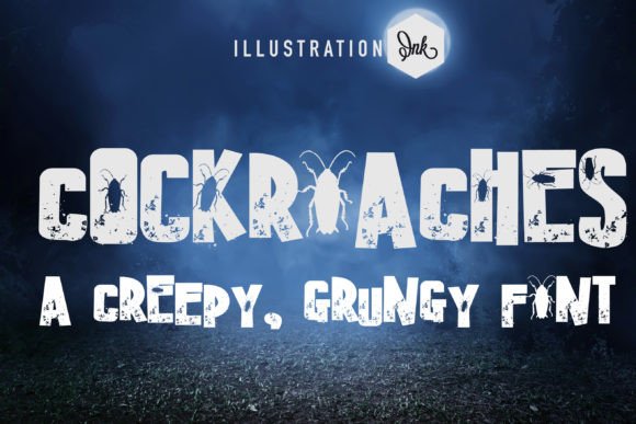 Cockroaches Font: A Grungy Sans Serif for Bold Brands