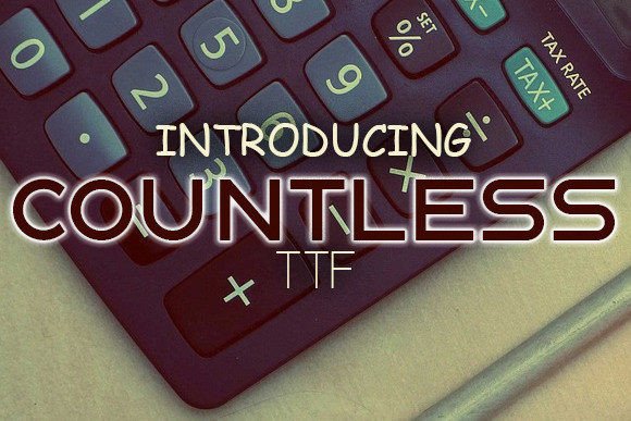 Countless: A Versatile Sans Serif Typeface for Small Business Branding