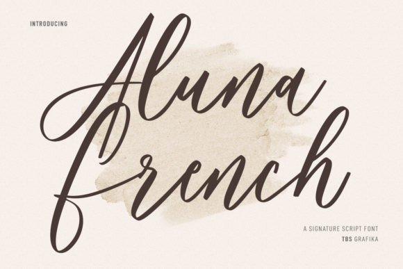 Elevate Web Design with the Aluna French Typeface