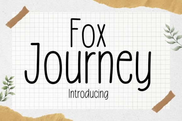 Fox Journey: The Versatile Sans Serif Font for Modern Brands