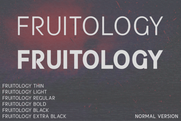 Fruitology: A Modern Sans Serif Typeface for Editorial Design