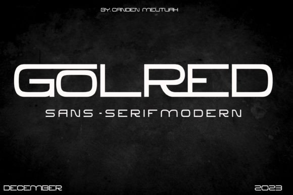 Golred: The Minimalist Typeface for High-Impact Marketing