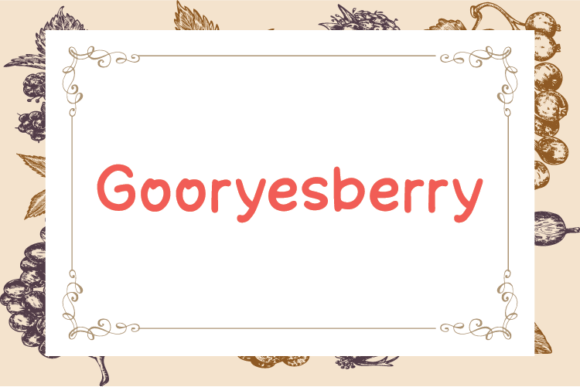 Gooryesberry: A Unique Handwritten Font for Modern Web Design