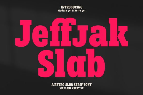 Jeffjak Font Review: A Slab Serif for Bold Campaigns