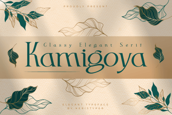 Kamigoya: The Serif Font That Elevates Small Business Brands