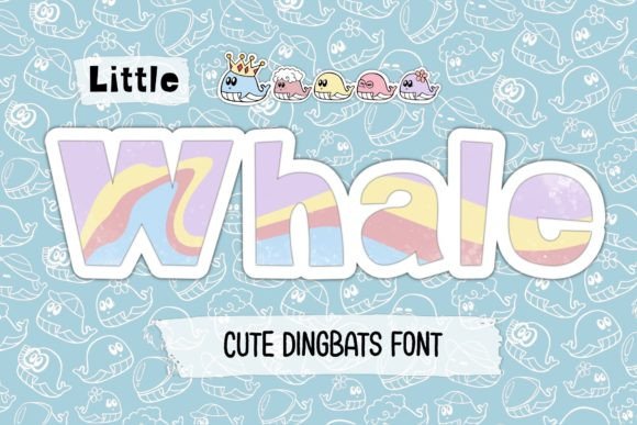 Little Whale: A Whimsical Dingbats Font for Handmade Brands