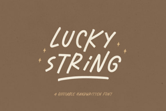Lucky String Review: A Playful Sans Serif for Bold Brands