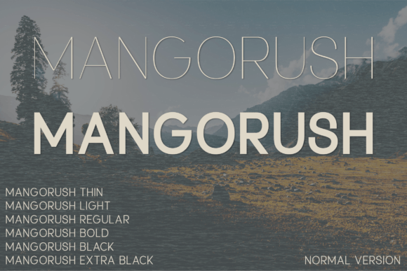 Mangorush Typeface Review: Elegant Sans Serif for Branding