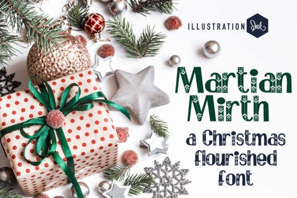 Martian Mirth Font Review: Festive Flair for Brand Identity