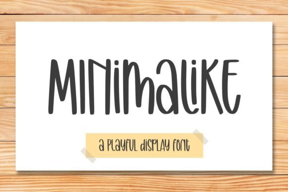 Minimalike: A Playful Sans Serif Font for Editorial Design