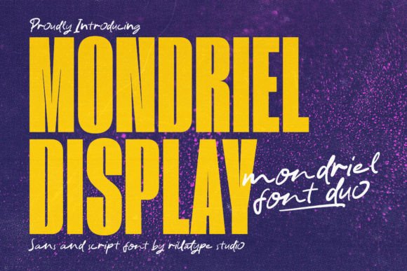 Mondriel Font: A Polished Typeface for Small Business Branding