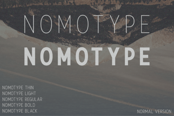 Nomotype: The Elegant Sans Serif Font for Makers