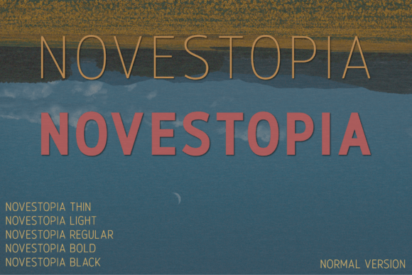 Novestopia: The Modern Sans Serif Font for Small Business Branding