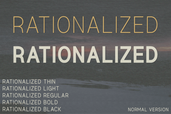 Rationalized: The Modern Sans Serif Font for Clear Campaigns
