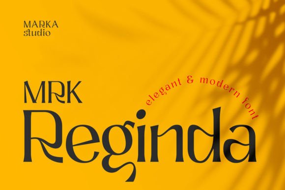 Reginda: A Modern Sans Serif Font for Bold Branding