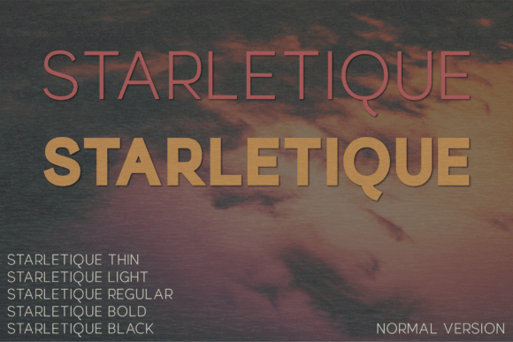 Starletique: The Modern Sans Serif Font for Clear Campaigns