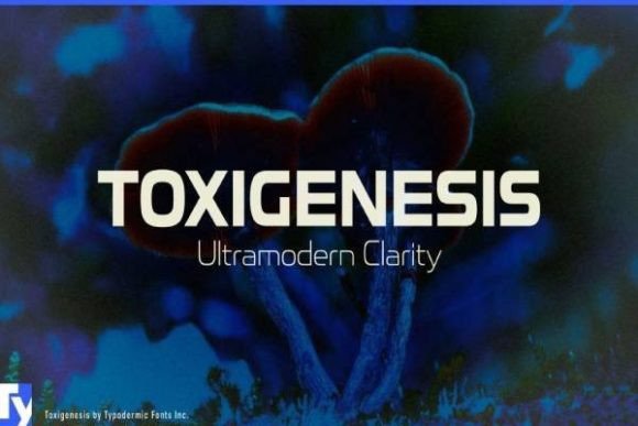 Toxigenesis: A Modern Typeface for High-Tech Web Design