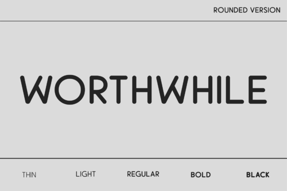 Worthwhile Rounded: The Perfect Sans Serif Font for Makers