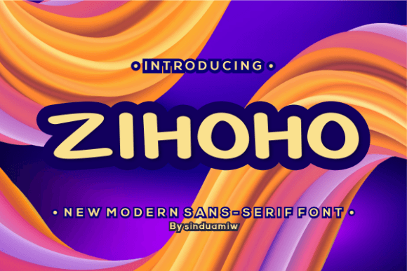 Zihoho: A Friendly Sans Serif Font for Modern Branding