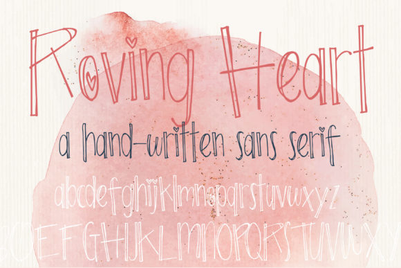 ZP Roving Heart: A Playful Font for Handmade Brands